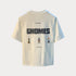 Premium Men's Embroidered T-Shirt – 2025 Summer Loose Fit Printed Half Sleeve Top with Slimming Style